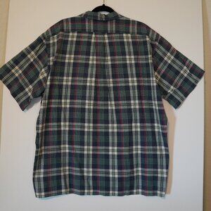 Polo Ralph Lauren Caldwell Men’s XL Plaid Short Sleeve Button Shirt 100% Cotton